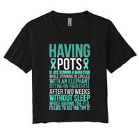 Having POTS Warrior POTS Awareness Day POTS Fighter Women's Crop Top Tee