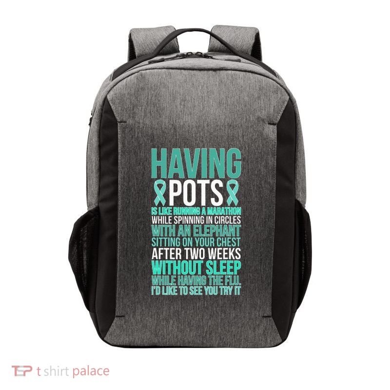 Having POTS Warrior POTS Awareness Day POTS Fighter Vector Backpack