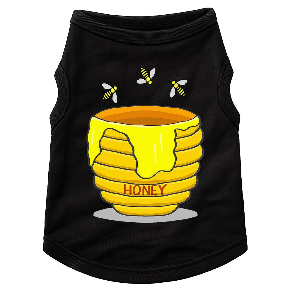 Honey Pot With Honey Bees Sweet Gift Doggie Tank