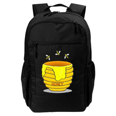 Honey Pot With Honey Bees Sweet Gift Backpack