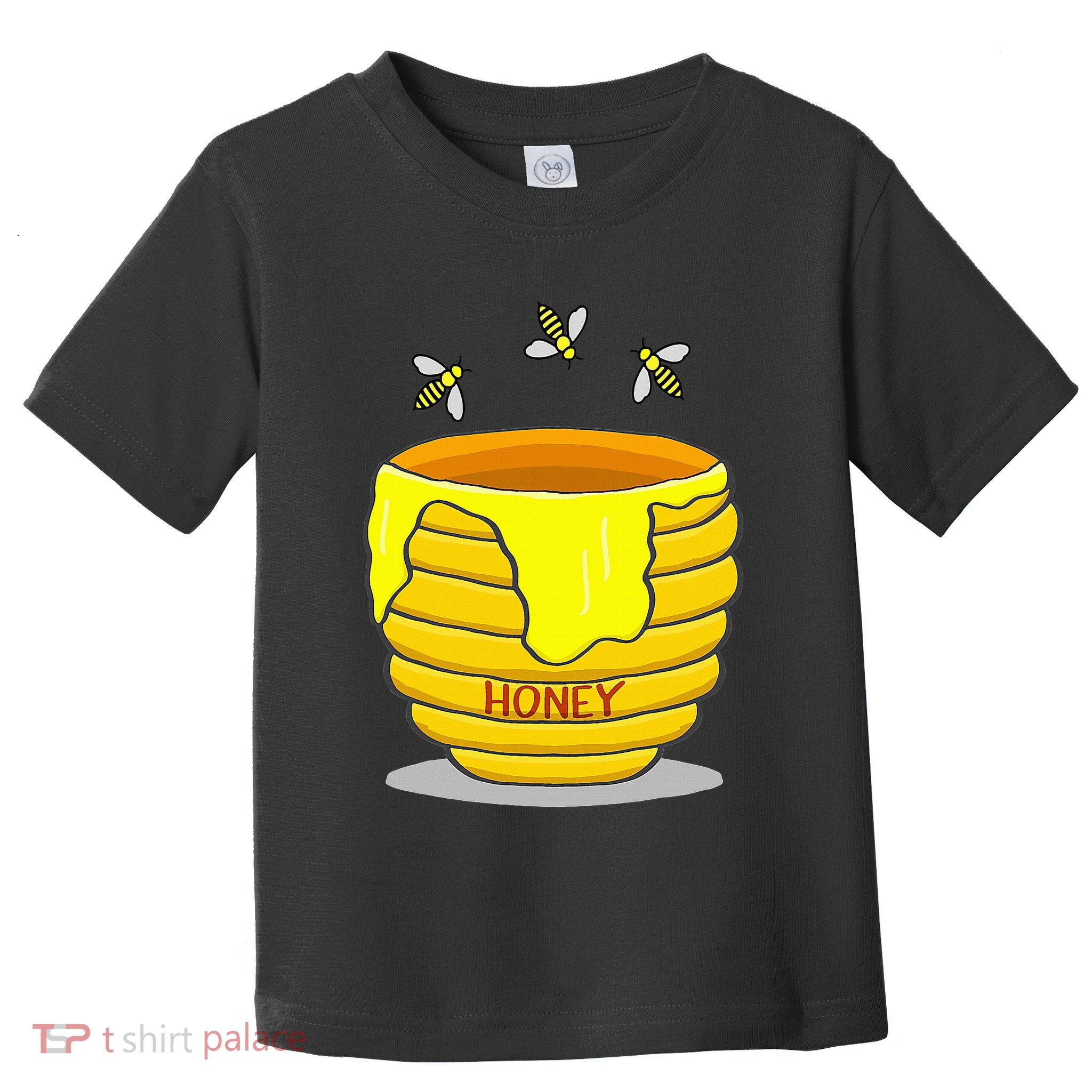 Honey Pot With Honey Bees Sweet Gift Toddler T-Shirt