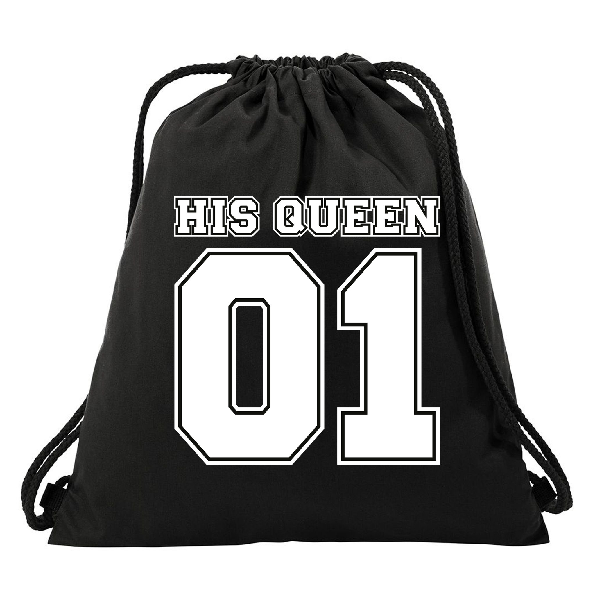 His Queen 01 Sport Couple Drawstring Bag