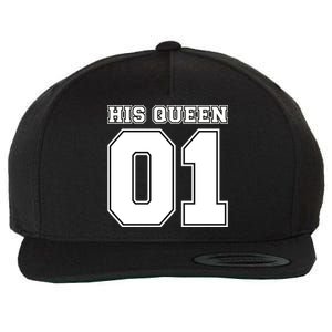 His Queen 01 Sport Couple Wool Snapback Cap