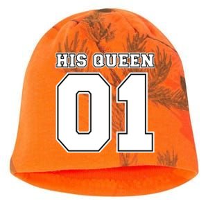 His Queen 01 Sport Couple Kati - Camo Knit Beanie