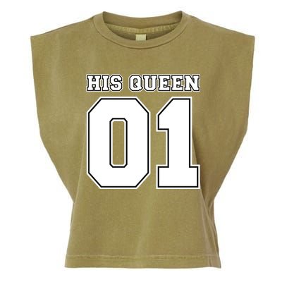 His Queen 01 Sport Couple Garment-Dyed Women's Muscle Tee