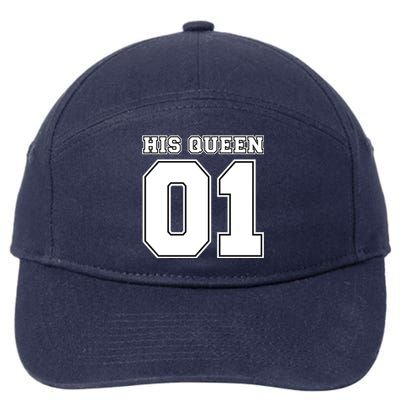 His Queen 01 Sport Couple 7-Panel Snapback Hat