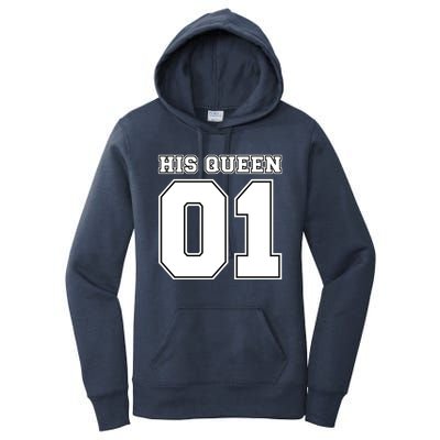 His Queen 01 Sport Couple Women's Pullover Hoodie