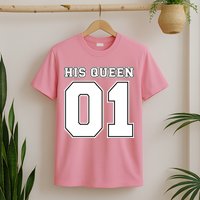 His Queen 01 Sport Couple T-Shirt