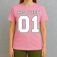 His Queen 01 Sport Couple T-Shirt