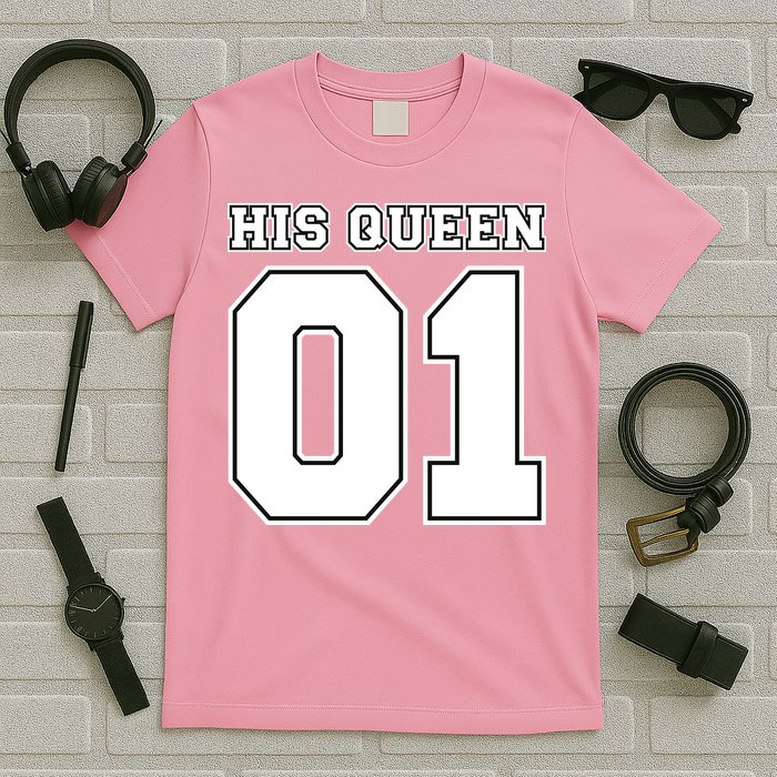 His Queen 01 Sport Couple T-Shirt