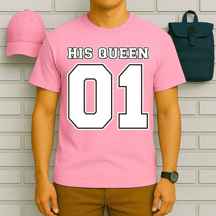 His Queen 01 Sport Couple T-Shirt