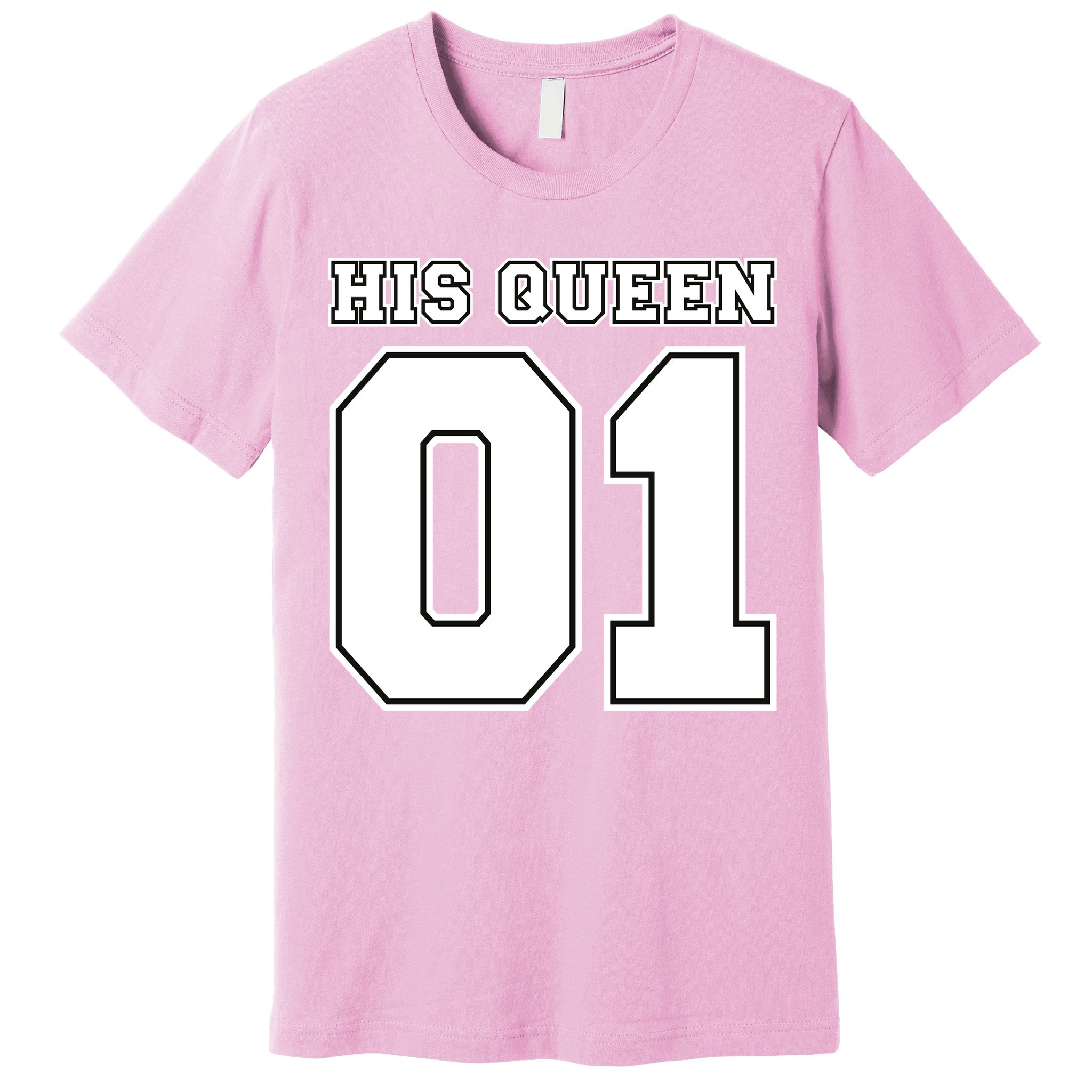 His Queen 01 Sport Couple Premium T-Shirt