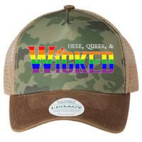 Here Queer And Wicked Lgbt Legacy Tie Dye Trucker Hat
