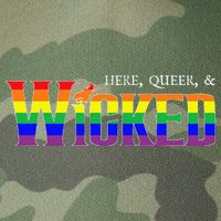 Here Queer And Wicked Lgbt Legacy Tie Dye Trucker Hat