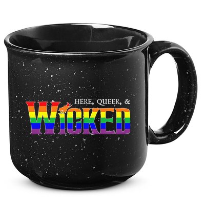 Here Queer And Wicked Lgbt 15oz Campfire Ceramic Mug