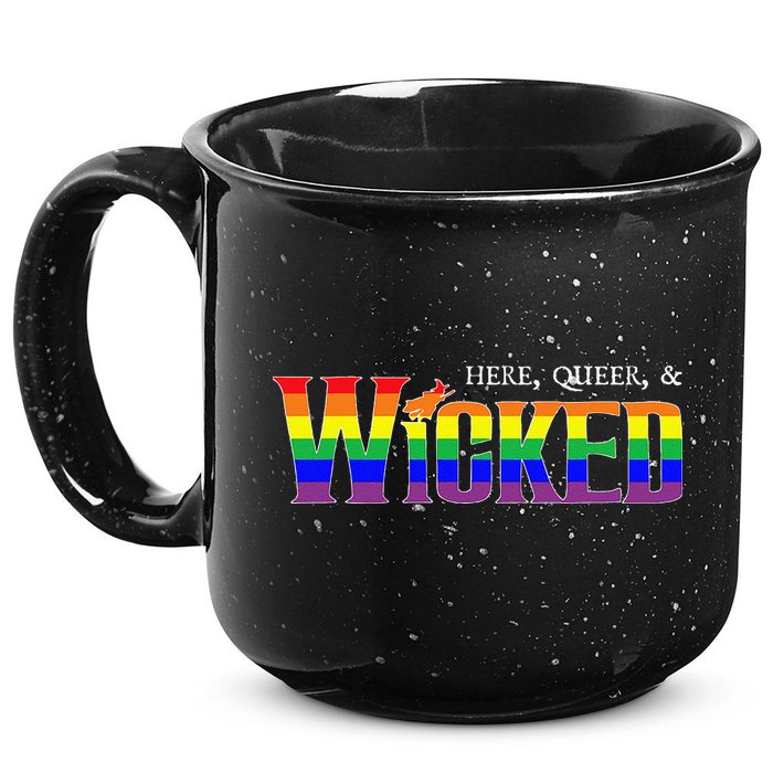 Here Queer And Wicked Lgbt 15oz Campfire Ceramic Mug