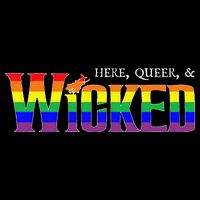 Here Queer And Wicked Lgbt Cropped Pullover Crew