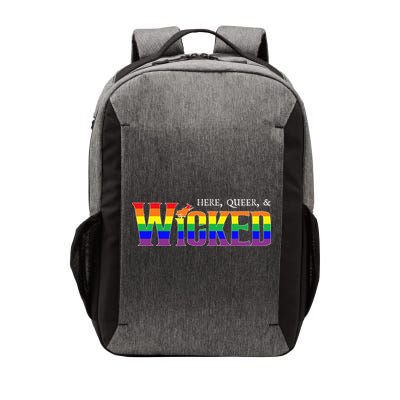 Here Queer And Wicked Lgbt Vector Backpack