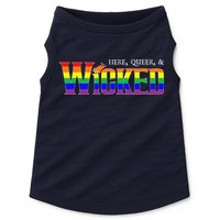 Here Queer And Wicked Lgbt Doggie Tank