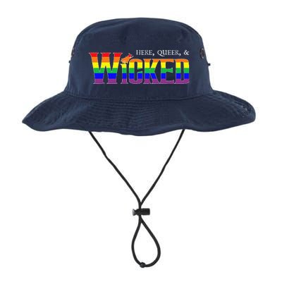 Here Queer And Wicked Lgbt Legacy Cool Fit Booney Bucket Hat