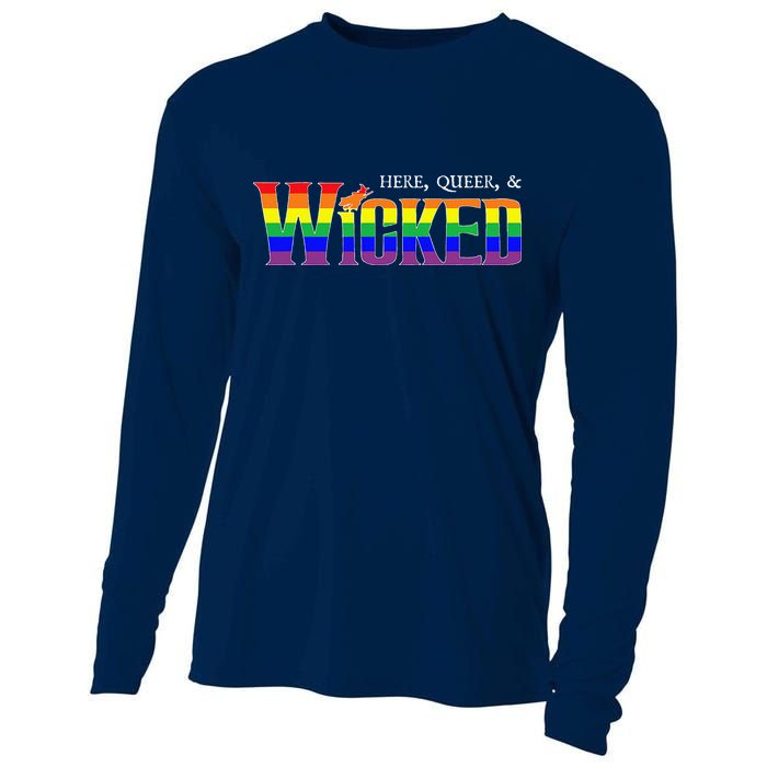 Here Queer And Wicked Lgbt Cooling Performance Long Sleeve Crew