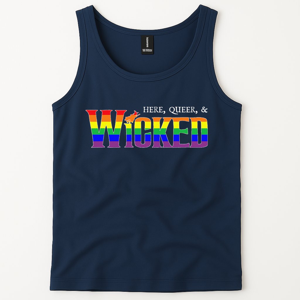 Here Queer And Wicked Lgbt Tank Top