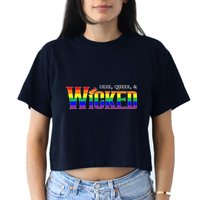 Here Queer And Wicked Lgbt Crop Top