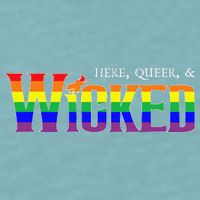 Here Queer And Wicked Lgbt Sueded Cloud Jersey T-Shirt