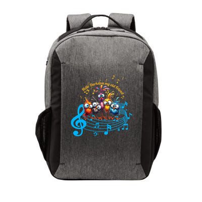 Hilarious Quirky Birds Singing Hello Darkness Vector Backpack