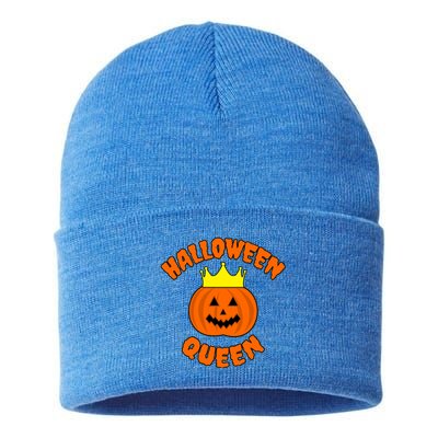 Halloween Queen Cute Gift Sustainable Knit Beanie