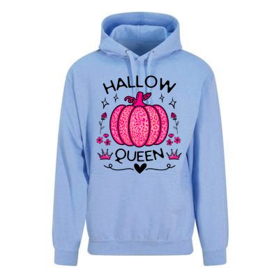 Hallow Queen Cute Pumpkin Funny Halloween Costume Unisex Surf Hoodie