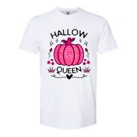 Hallow Queen Cute Pumpkin Funny Halloween Costume Softstyle CVC T-Shirt