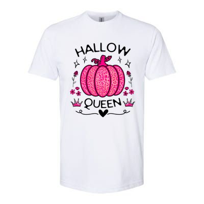 Hallow Queen Cute Pumpkin Funny Halloween Costume Softstyle CVC T-Shirt