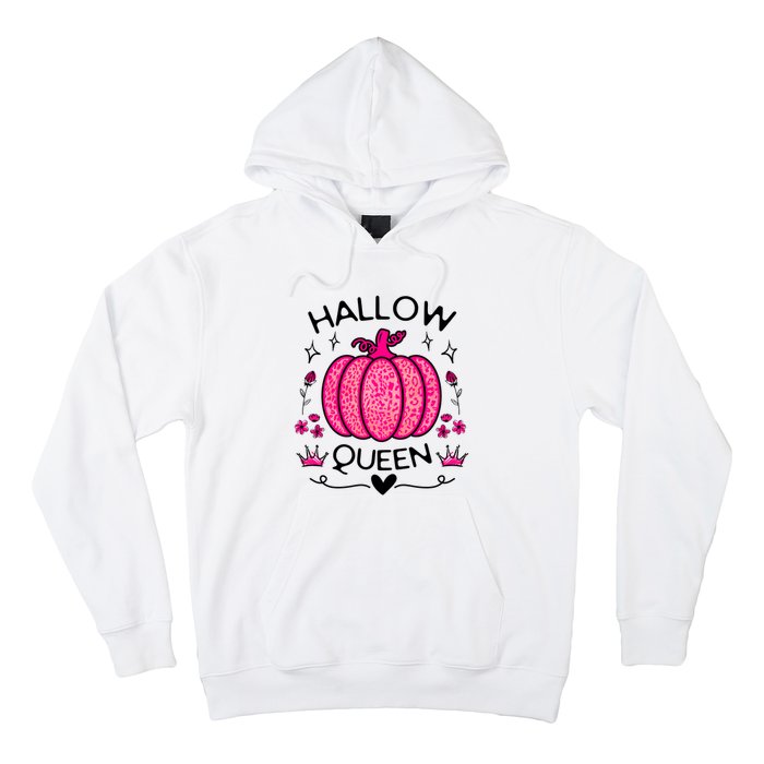 Hallow Queen Cute Pumpkin Funny Halloween Costume Hoodie