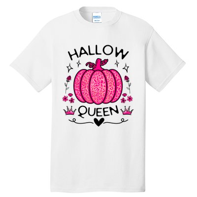 Hallow Queen Cute Pumpkin Funny Halloween Costume Tall T-Shirt