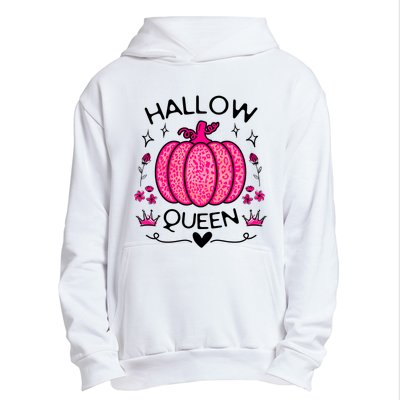 Hallow Queen Cute Pumpkin Funny Halloween Costume Urban Pullover Hoodie