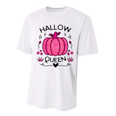 Hallow Queen Cute Pumpkin Funny Halloween Costume Performance Sprint T-Shirt