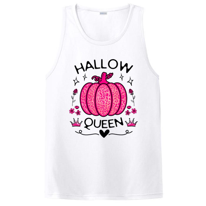 Hallow Queen Cute Pumpkin Funny Halloween Costume PosiCharge Competitor Tank