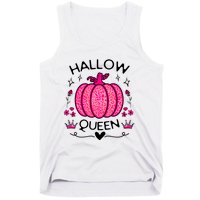 Hallow Queen Cute Pumpkin Funny Halloween Costume Tank Top