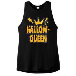 Hallow Queen Halloween Lover Ladies PosiCharge Tri-Blend Wicking Tank