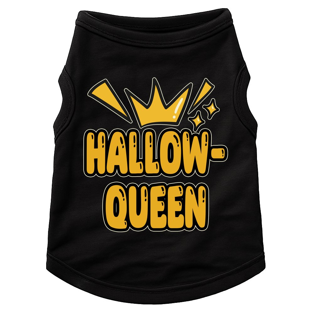 Hallow Queen Halloween Lover Doggie Tank