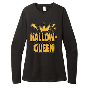 Hallow Queen Halloween Lover Womens CVC Long Sleeve Shirt