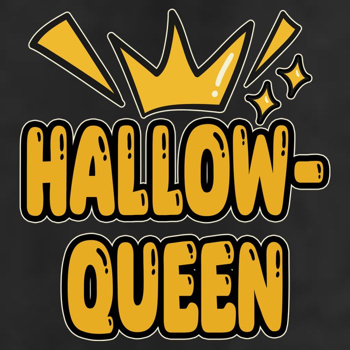 Hallow Queen Halloween Lover Golf Towel