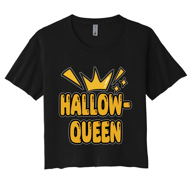Hallow Queen Halloween Lover Crop Top