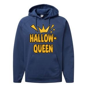 Hallow Queen Halloween Lover Performance Fleece Hoodie