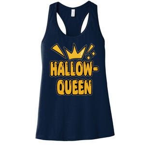 Hallow Queen Halloween Lover Women's Racerback Tank