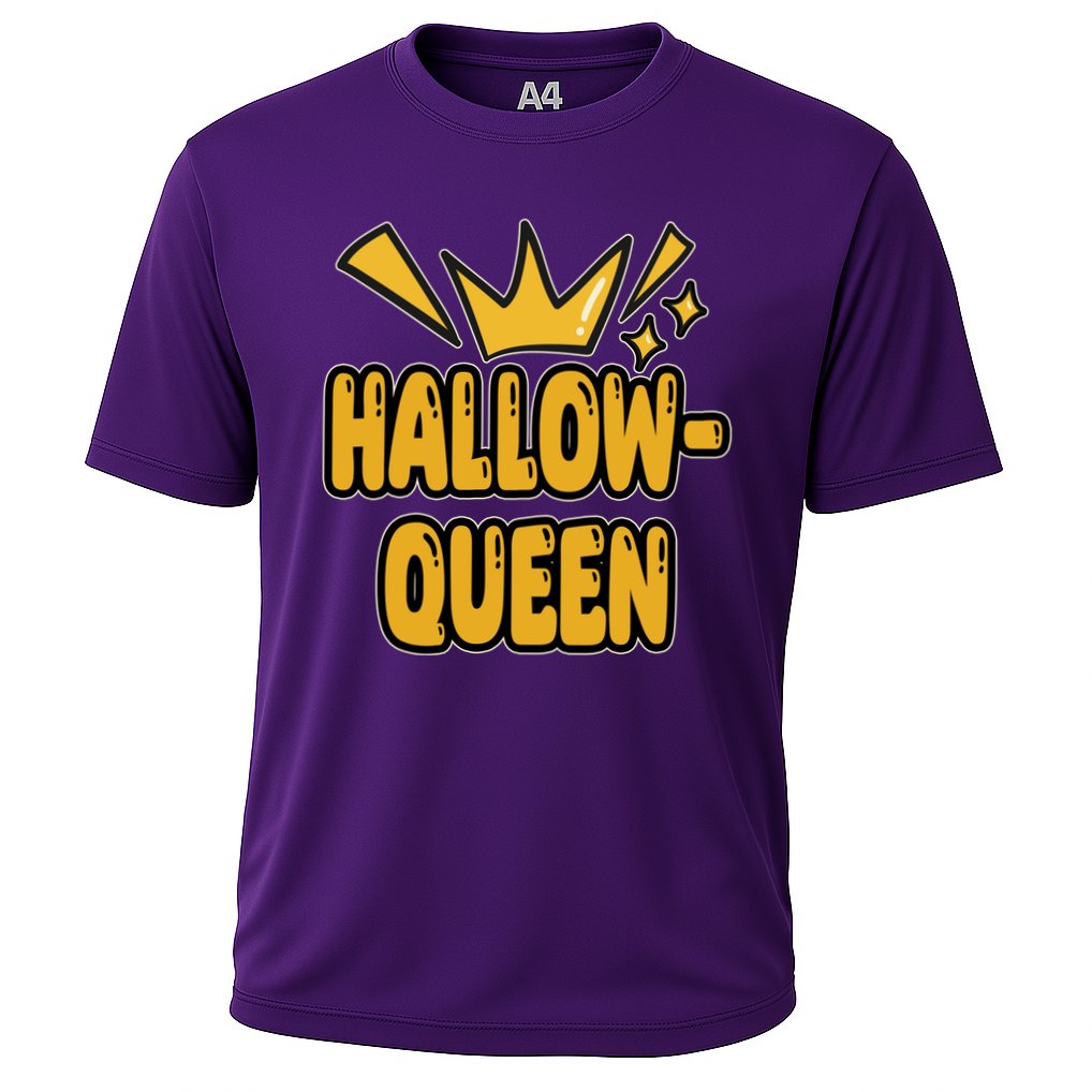 Hallow Queen Halloween Lover Cooling Performance Crew T-Shirt