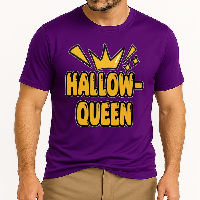 Hallow Queen Halloween Lover Cooling Performance Crew T-Shirt