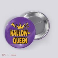 Hallow Queen Halloween Lover Button