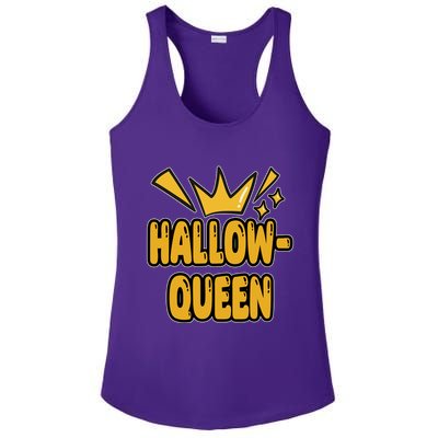 Hallow Queen Halloween Lover Ladies PosiCharge Competitor Racerback Tank